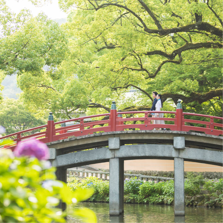 太鼓橋・心字池